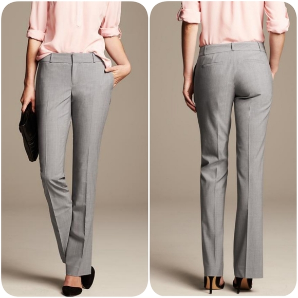 Banana Republic Pants - 2/$15 [Banana Republic] Grey Martin Fit Flare Pants